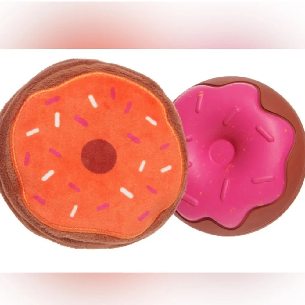 🆕 Dunkin Donuts x Bark Pumpkin Donut Scented Dog Toy